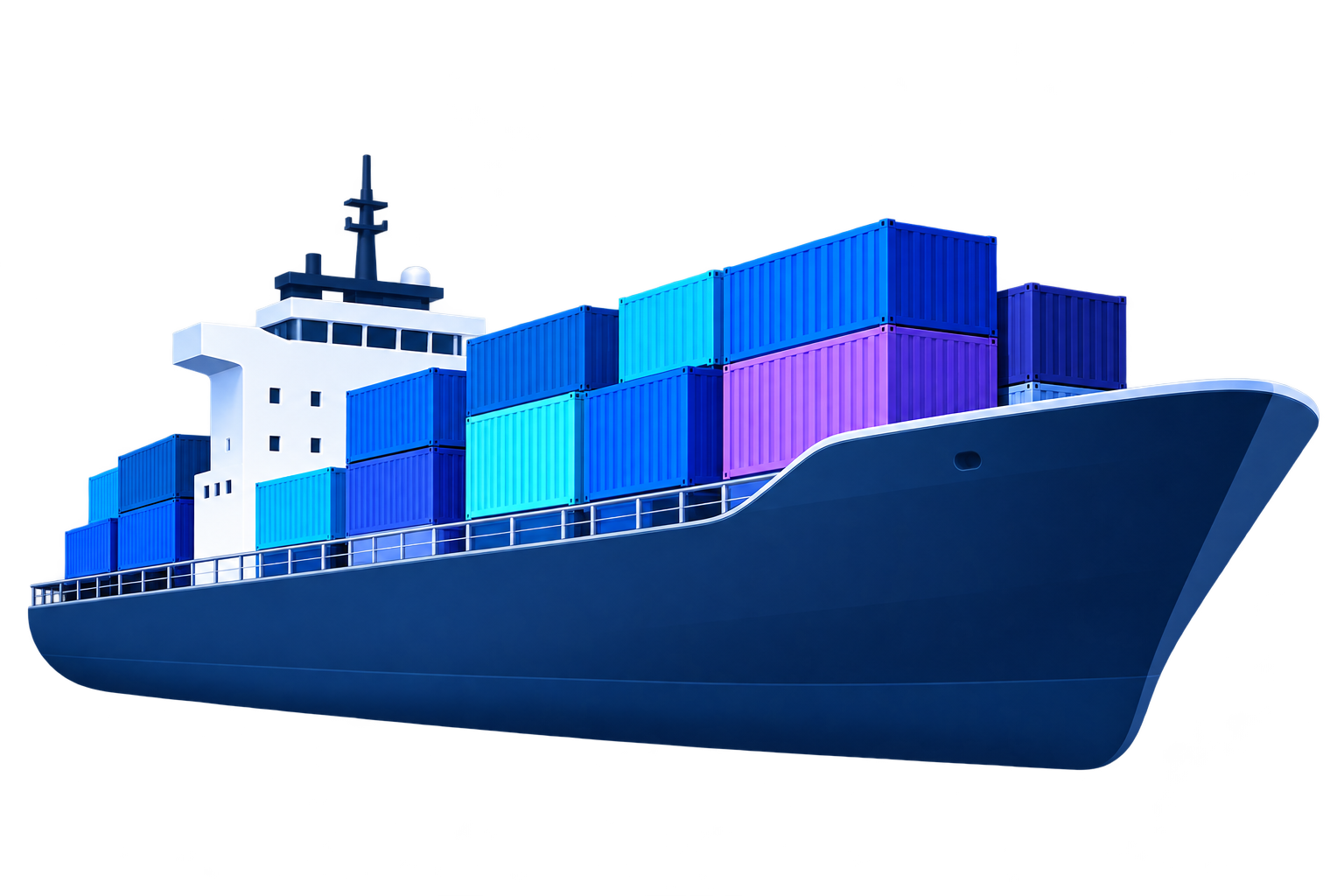 Shipped container ship carrying your next big idea